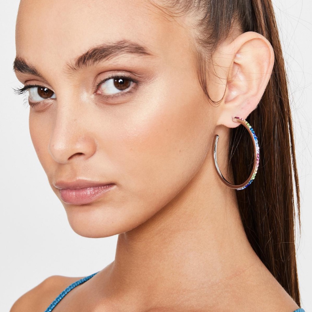 Dolls Kill “Rich Prisms” Hoop Earrings
